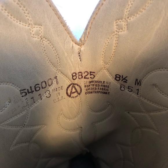 *SOLD* Vintage Acme Western Boots - Picture 6 of 6